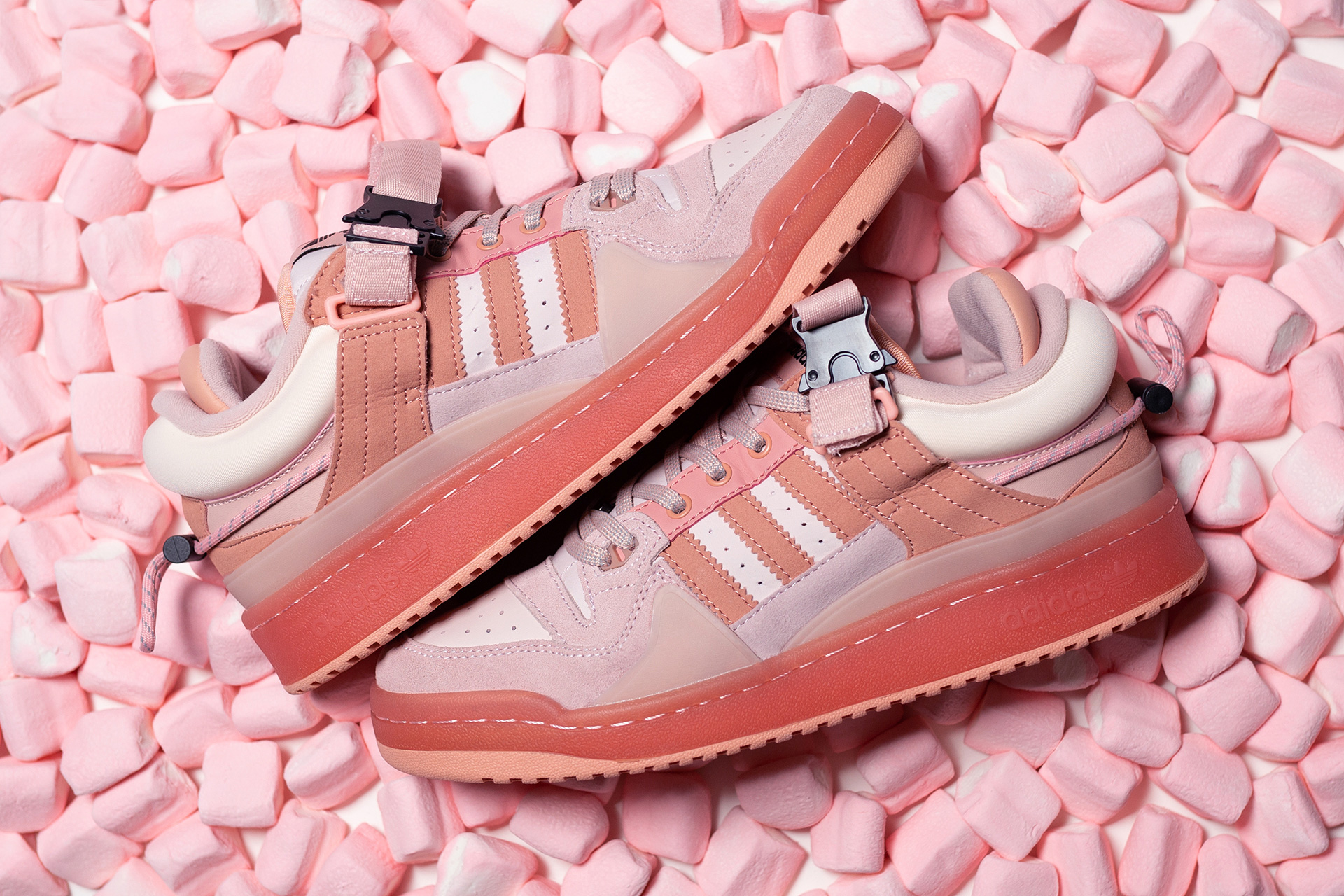BAD BUNNY X ADIDAS FORUM BUCKLE LOW EASTER EGG