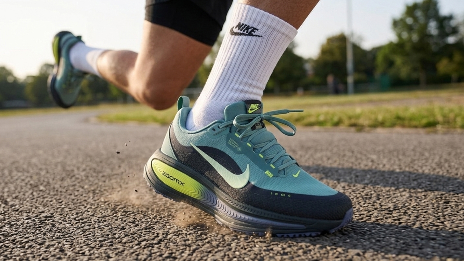 С чем носить белые носки Nike